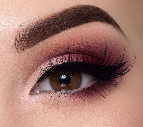 سایه چشم ساده برای عروس