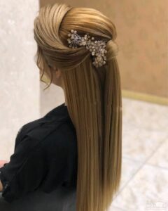 شینیون موی بلند