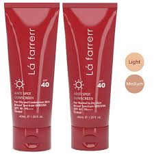 کرم ضد آفتاب و ضد لک رنگی لافارر مناسب پوست های خشک و معمولی