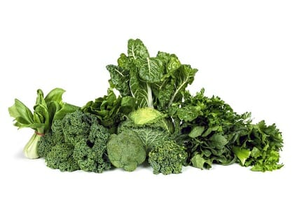 Dark green leafy vegetables